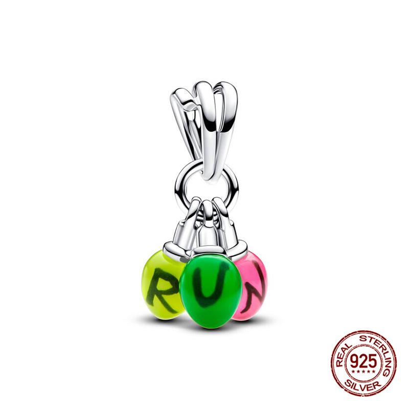 Charms Copper Blue Butterfly & Puppy Charms Beads Fits 3Mm Original Bracelet Necklace Womens Diy Fine Jewelry Gifts