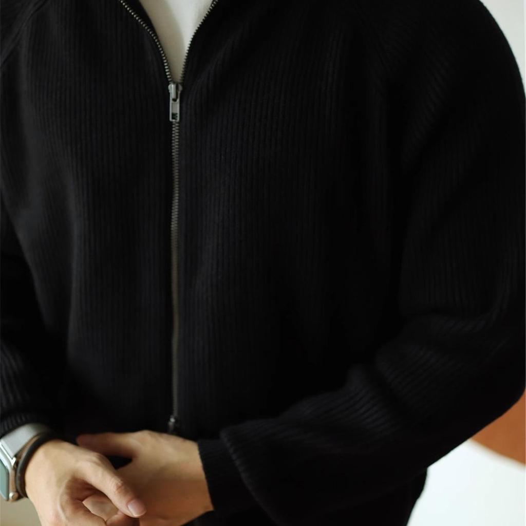 Herren Schwere Strick-Reißverschlussjacke: Warm, Anti-Pilling, Lässig & Klassisch für Herbst/Winter