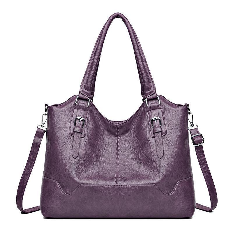 Spring Women's Large Retro Versatile Tote Handbag - European & American Style Shoulder/Crossbody Bag