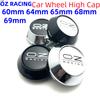4 pièces 60mm 64mm 65mm 68mm 69mm Cache-moyeu de roue de voiture Haut Cache Convient pour 45mm Emblème Insigne Autocollant OZ Racing Styling Accessoires Auto