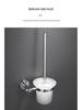 Stainless Steel Wall-Mounted Towel Rack with Storage Shelf, Punch-Free Installation