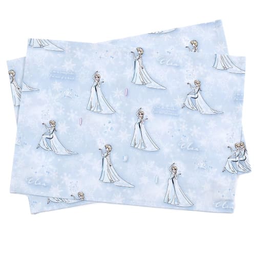 COLORFUL CANDY STYLE Disney Placemats (25cm X 35cm) Set of 2, Girls' and Kids' Fabric Placemats, Stylish, Perfect for School Lunches, Cotton, 2-Piece