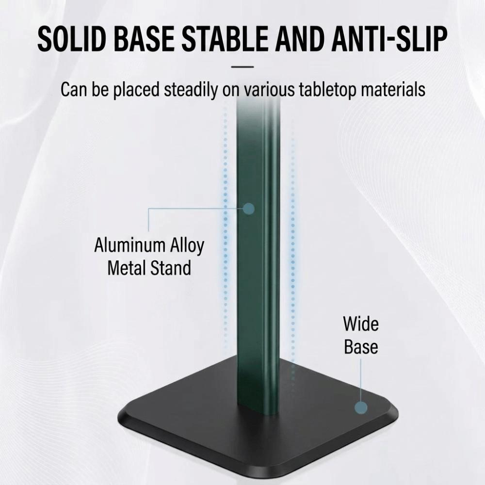 Sturdy Headset Holder Modern Headphones Stand Rack Headphone Stand  Workstation