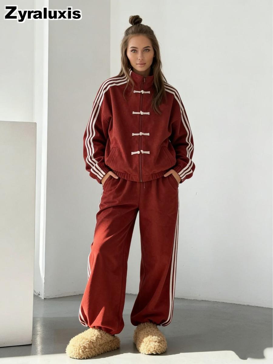 Modīgs piespraužams trīslīniju ikdienas komplekts Vintage