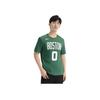 Nike Solid Color Round Neck Casual Letter T-Shirt Men Tops Green DR6364-320
