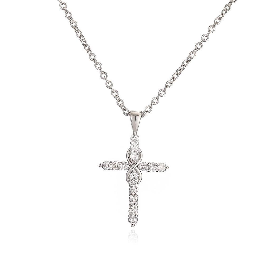 Unisex Classic Geometric Pendant Necklace: Color-Preserving Electroplated Copper with Micro-Inlaid Zircon