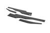 Upper Door Moldings 2015-2019 (4 Pcs, ABS) for Mitsubishi L200