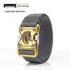 Men's Adjustable Leather Tactical Belt: Elastic, Versatile, Casual, Outdoor Training, Workwear