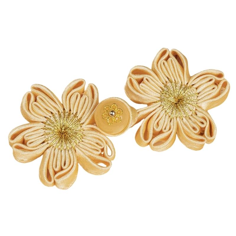 Traditional Cheongsam Knot Button Flower Shape Fabric Chinese Closures Buttons Sewing Fasteners for Clothing Decoration