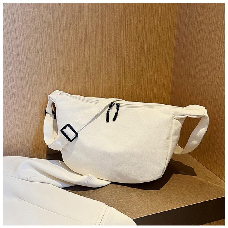 Bag Women's New Crossbody Versatile One Shoulder Student Large Capacity Canvas Bag