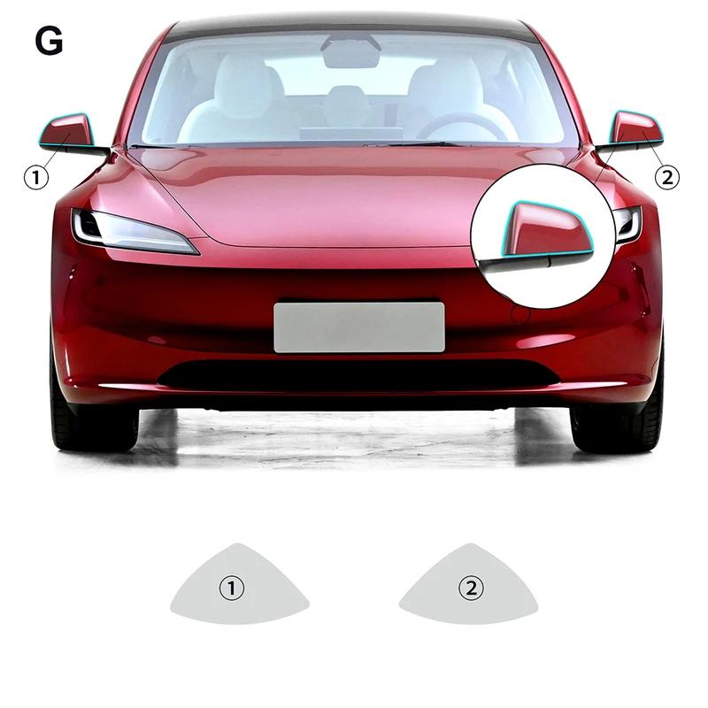Headlight Rearview Film Body StickerPre-Cut Paint Protection Film for Tesla Model 3 Highland 2024 Car Clear PPF TPU Transparent