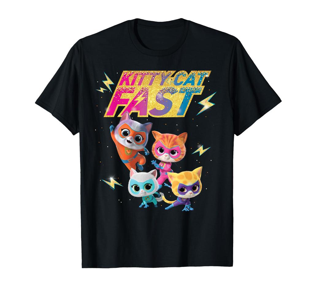 Disney Junior SuperKitties Full Team Kitty Cat First T-Shirt