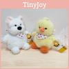 Highland White West Terrier Duck Plush Toy Pp Cotton Filling Baby Kid Gift Doll