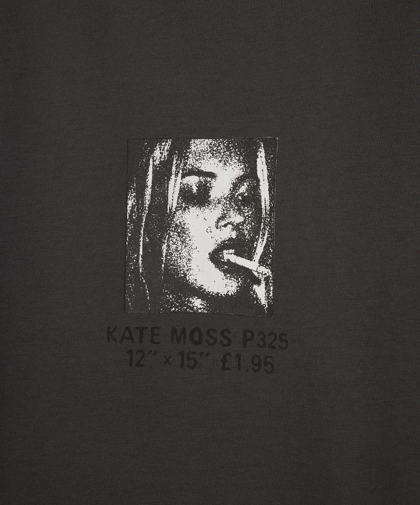 1011 GALLERY Kate Moss Portrait T-Shirts - Charcoal
