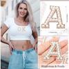 Self-Adhesive Pearl Rhinestone Letter Stickers: 26 DIY Jewelry & Clothing Accessories