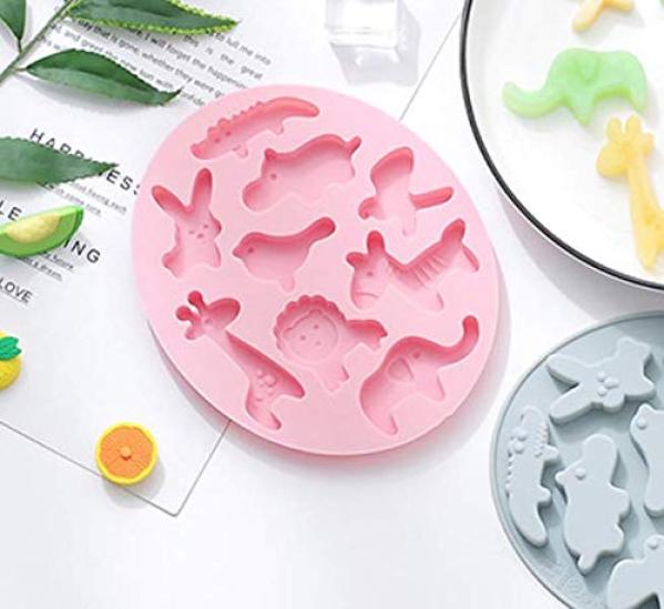 Silicone Animal Molds 9 Types Including Rabbits and Lions -