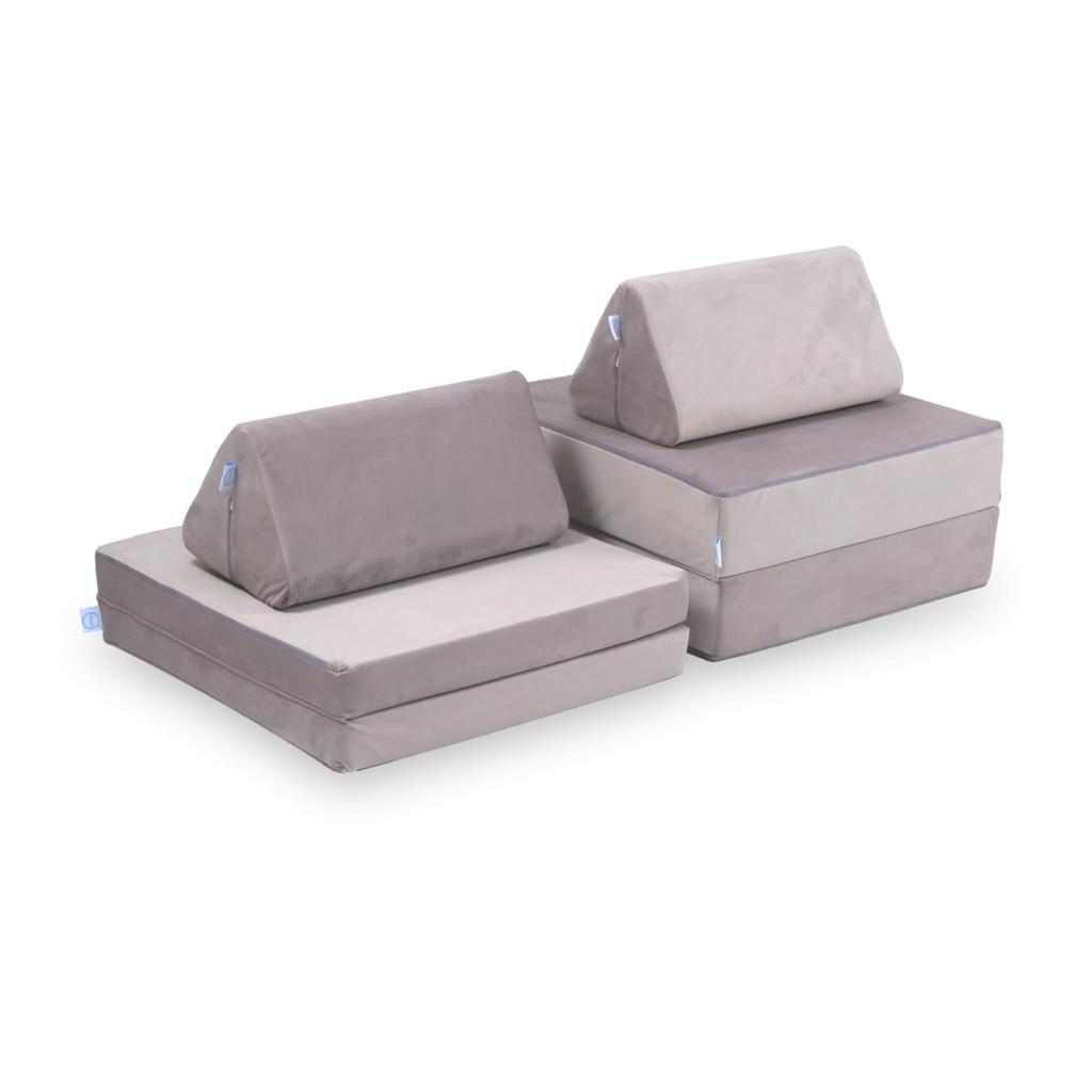 Montessori Comfort Velvet Lila Mini Play Sofa