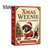 Feiertagskalender 3D Dackel Adventskalender mit 24 einzigartigen Mini-Hundefiguren, Kreatives Weihnachtsgeschenk Spielzeugset für Kinder, Sammlerstück