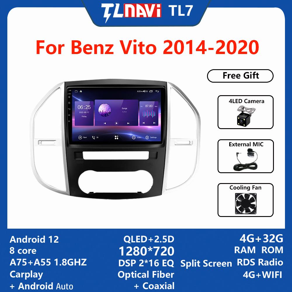 

Mercedes-Benz Vito 2014-2020 Android 4G Large Screen System 9 inches