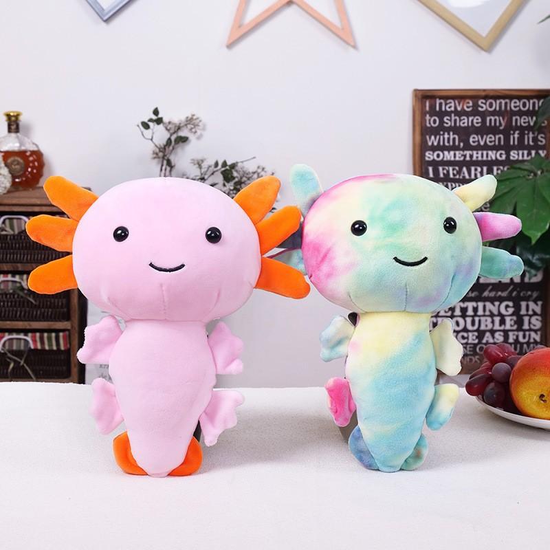 Peluche Axolotl Carino Morbido Animale di Peluche Salamandra Cuscino di Peluche Giocattolo di Peluche Kawaii Per Bambini