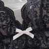 European and American New Sexy Lace Black Polka Dot Suspender Skirt, Pure Lust, Hot Perspective Temptation