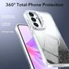For Samsung Galaxy S25 FE Magnetic Case Gradient Glitter Shockproof TPU PC Phone Cover