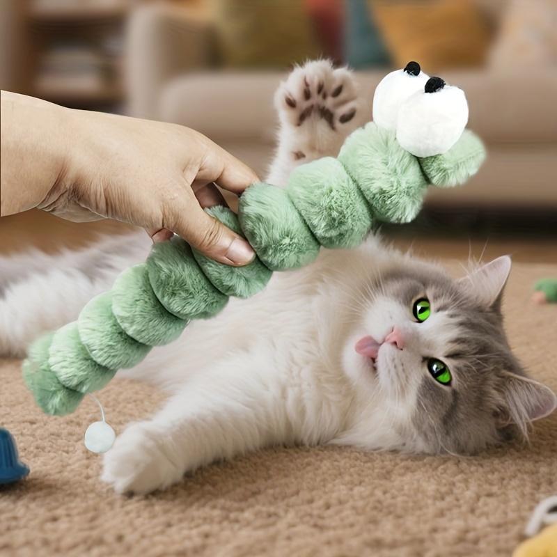 1pc,Cat Plush Toy - Soft Chew-Bite Stick for Indoor Cats, Self-pleasure Tease Toy for All Breeds, Plush Texture, Without Battery
