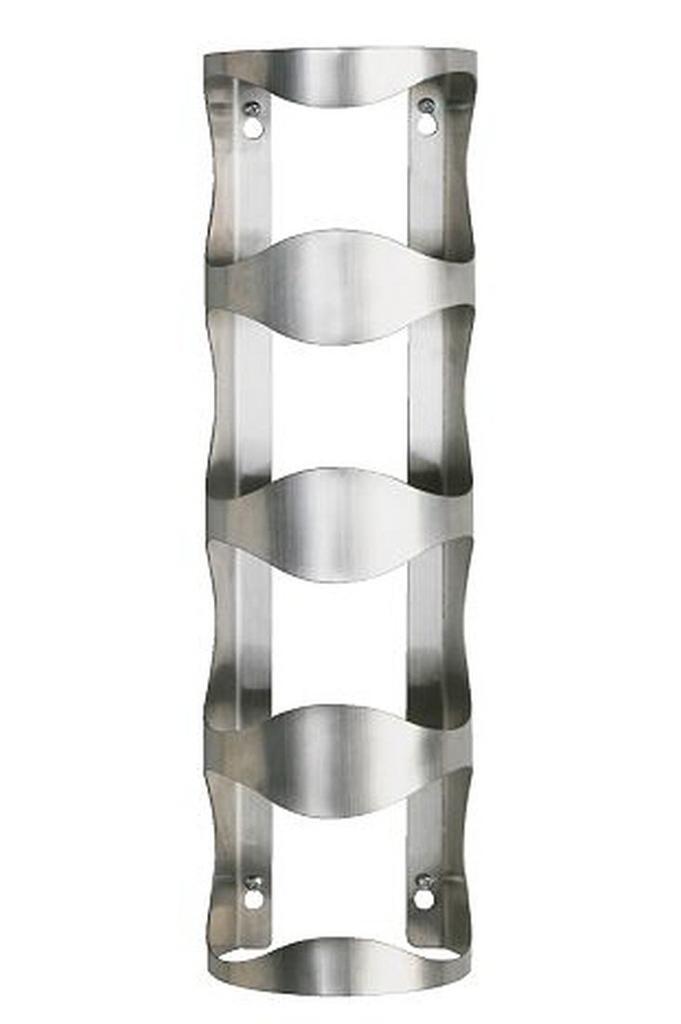 WR1 Wine Rack Holder, Holds 3 or 4 Bottles, Wine Bottle Storage Case, Stand, Interior Display (Holds 4 Bottles)