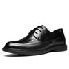 2025 New Men's Business Leather Shoes High-end Men's Shoes First Layer Cowhide Brown Derby Shoes Leather Dress Commute