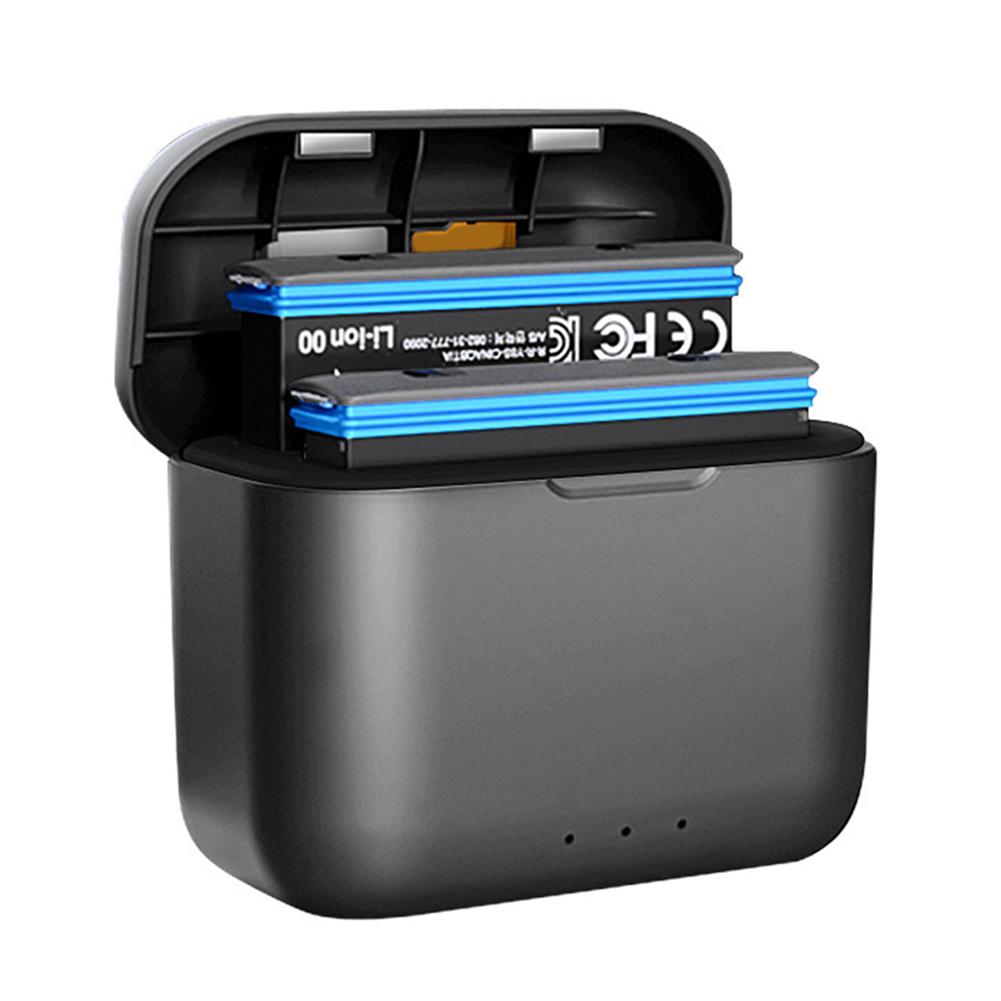 

Адаптер зарядки USB Type C Портативное зарядное устройство для хранения аккумуляторов Мини-легкие аксессуары для отсеков для аккумулятора Insta360 One X2