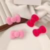 1 Pair Hair Clips Bowknot Heart Star Shape Hair Pins Velvet Material Cover Side Bangs Hairpins Hair Accessories