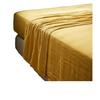 Drap Plat - Gaia - 270 X 300 Cm - 100% Gaze De Coton - Jaune
