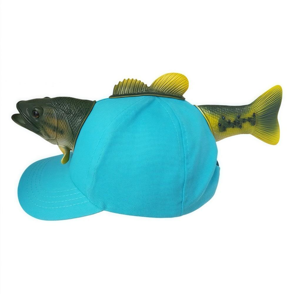 

Funny 3D Fish Animal Trucker Hat Adjustable Fit One Size Novelty Fishing Hat Mesh Breathable Baseball Cap For Men Women