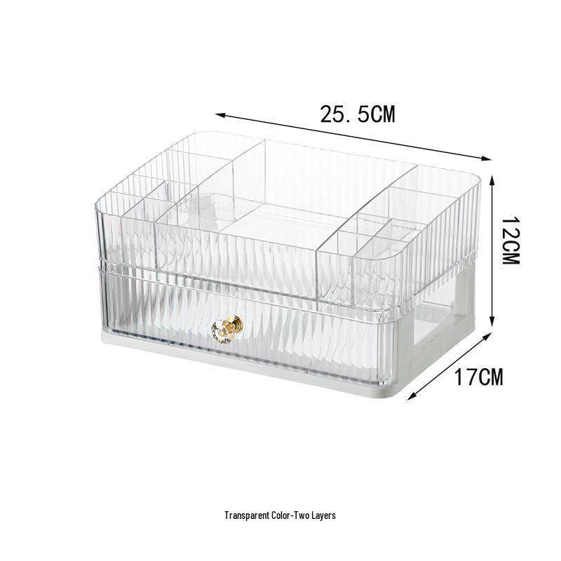 Multilayer Desktop Cosmetic & Jewelry Organizer with Drawer