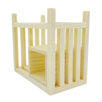 1:12 Maßstab Puppenhaus Holzregal, Puppenzubehör Dekoration, Mini Bücherregal Modell Display