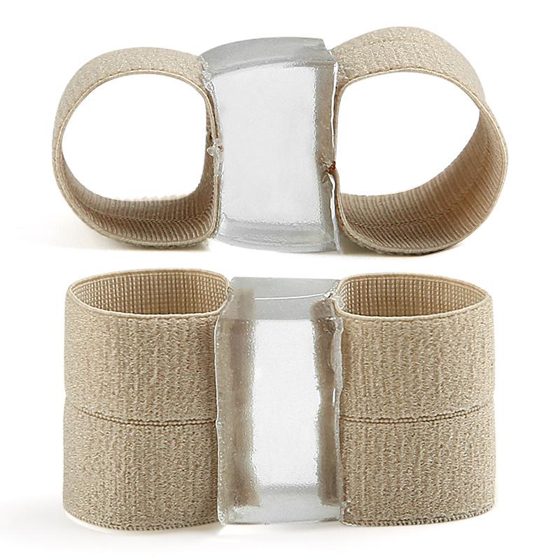 Double-Hole Toe Separator Bunion Corrector Strap and Toe Cap