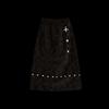 HECO Quiet Luxury New Chinese Style Plaid Corduroy Midi Skirt