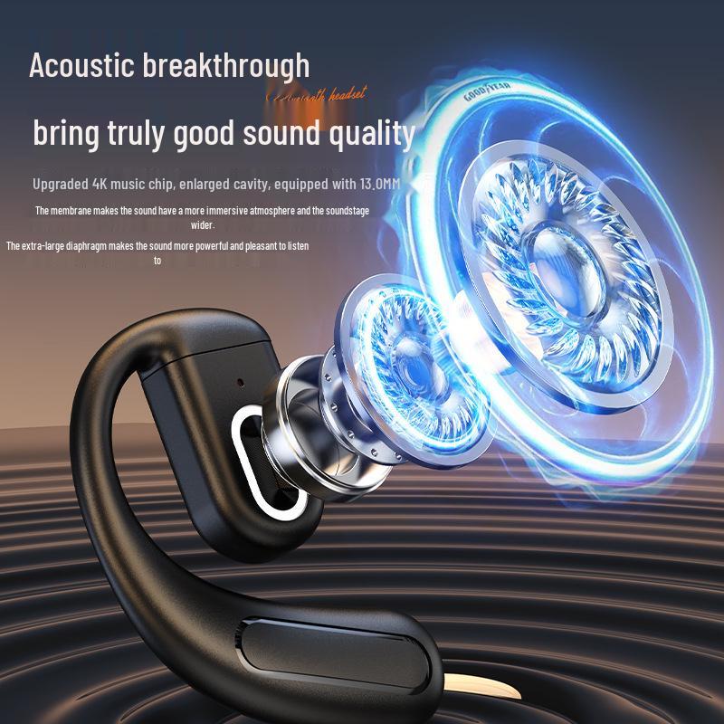 Z70 Wireless 180° Rotating Ear-Hook Bluetooth Headset for Business Open-Ear Design