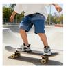 Boys' denim shorts, mid size children's summer thin and loose five quarter pants