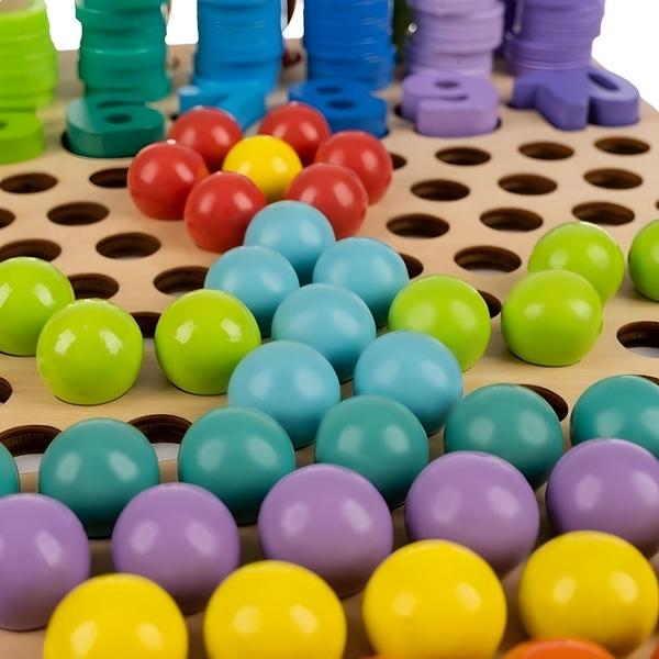 Puzzle Educatif en Bois Chiffres Pêche et Reproduction