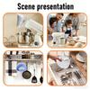 Stand Mixer Flour Funnel Silicone Foldable Easy Pouring Chute Flour Funnel Stand Mixer Attachment for Sugar Eggs Safe Baking Red