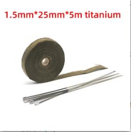5M Roll Fiberglass Heat Shield Motorcycle Exhaust Thermal Tape Heat Wrap Resistant Downpipe For Motorcycle Car Accessories