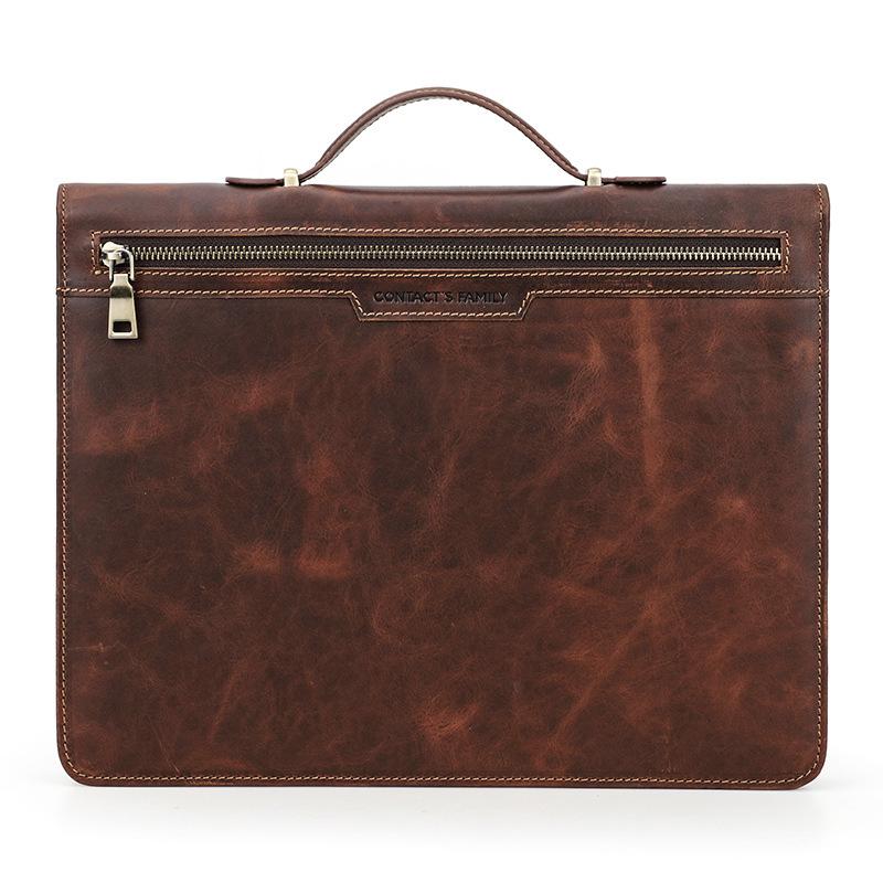 

Портативный чехол для планшета Ipad 12,9 дюйма из коровьей кожи, портативный деловой офисный блокнот для бумаги формата А4, многофункциональный защитный чехол коричневый