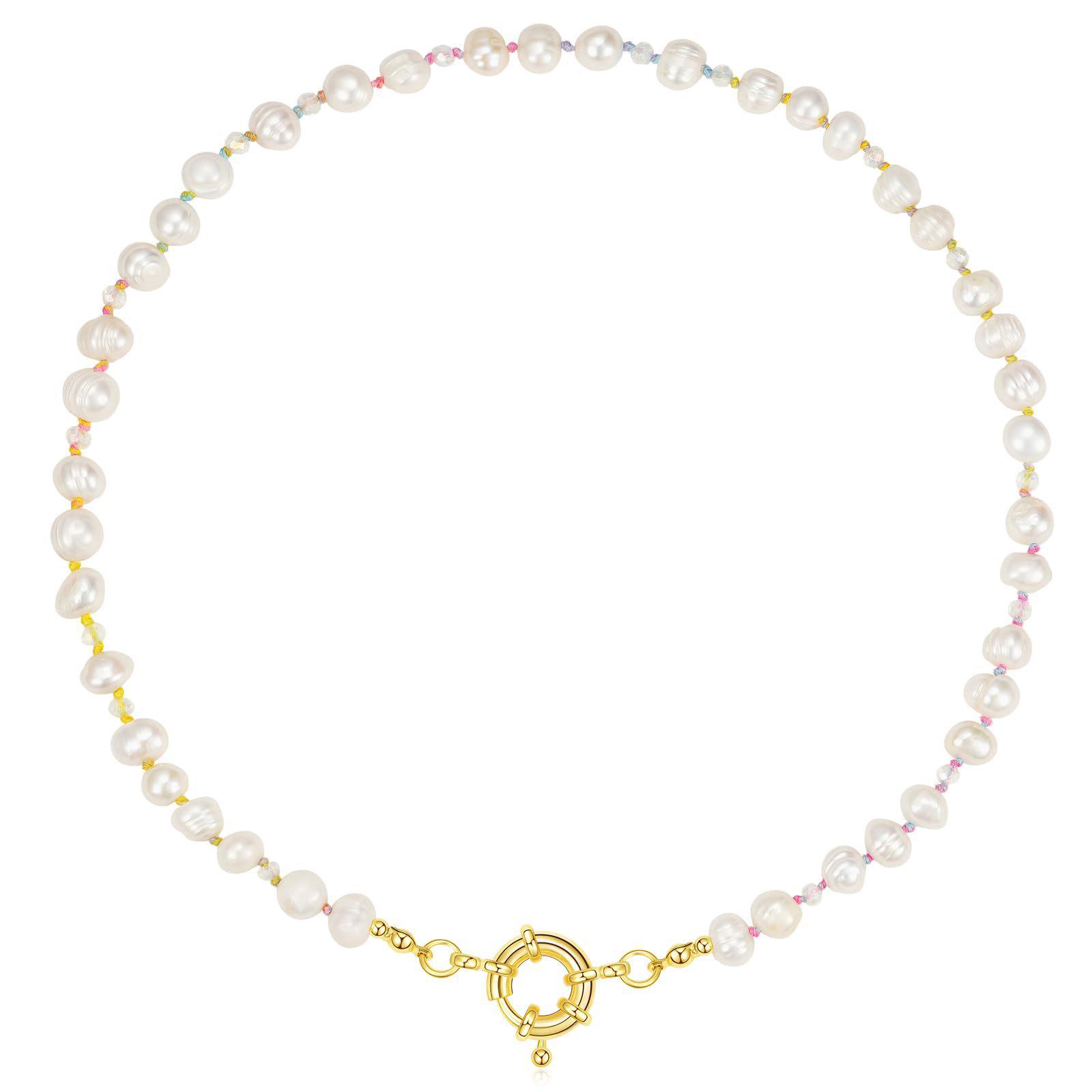 

Красочное ожерелье из бусин Ручное ожерелье Регулируемое ожерелье Модное шейное украшение Ожерелье с подвеской Подарок для женщин 4