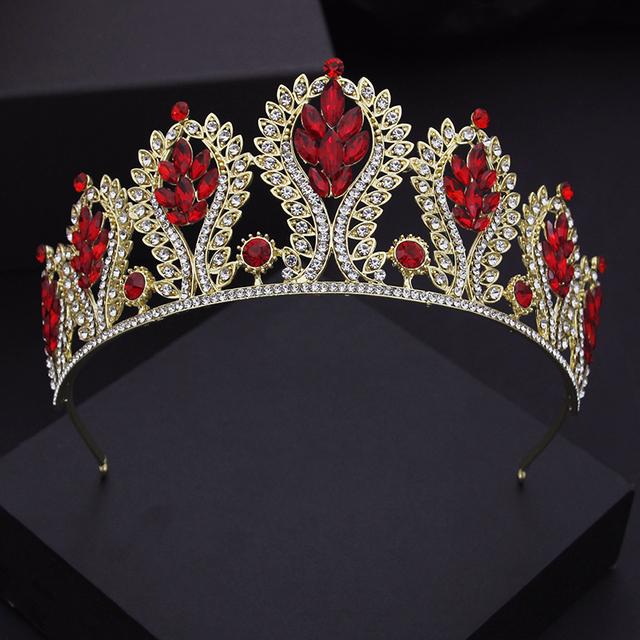 Luxus Wunderschöne Kristall Hochzeit Krone Kopfschmuck Braut Tiaras für Frauen Braut Diadem Haar Schmuck Royal Queen Kopf Zubehör
