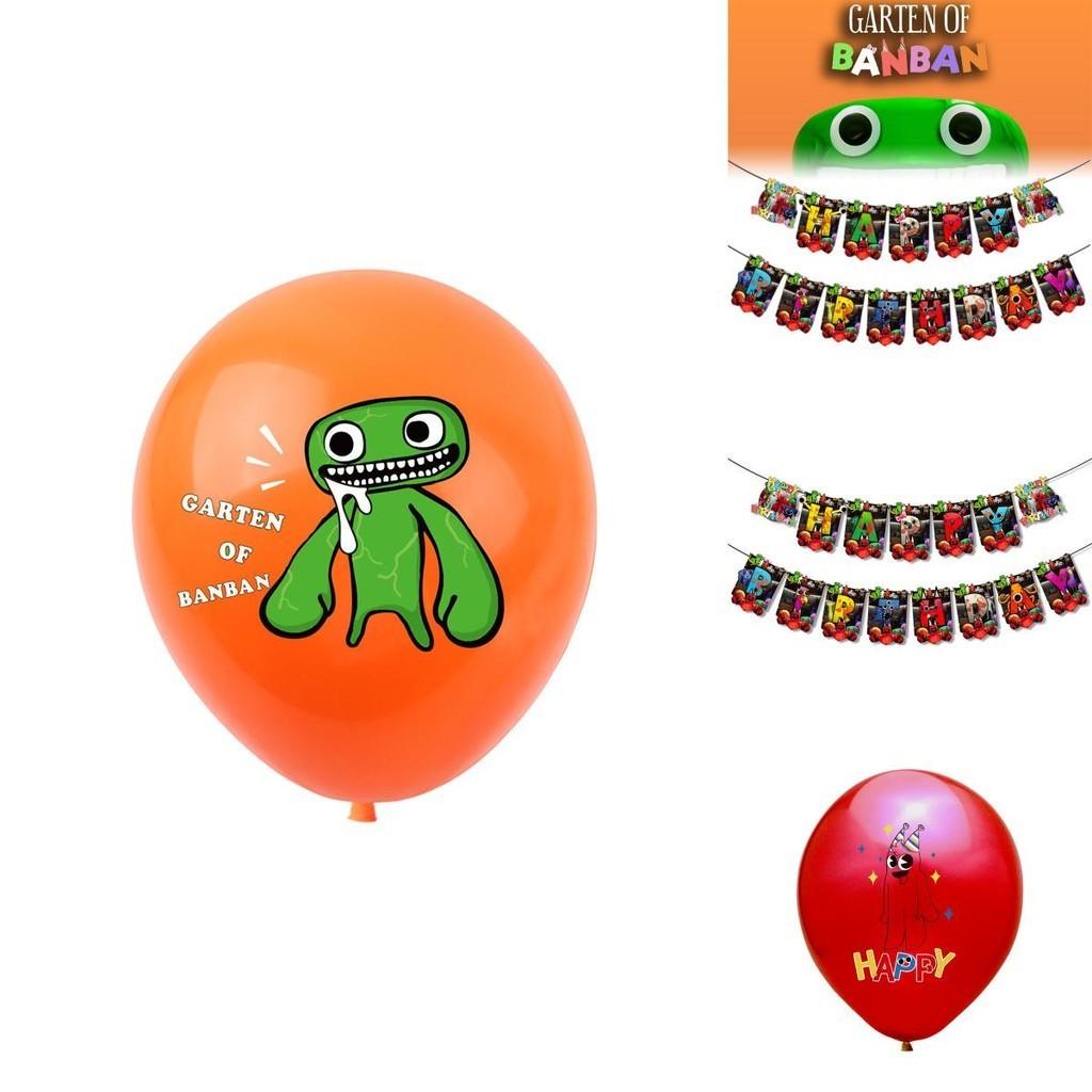 Zestaw Dekoracji Urodzinowych Garten Of Banban z Balonami, Banerem i Balonami do Wkładania