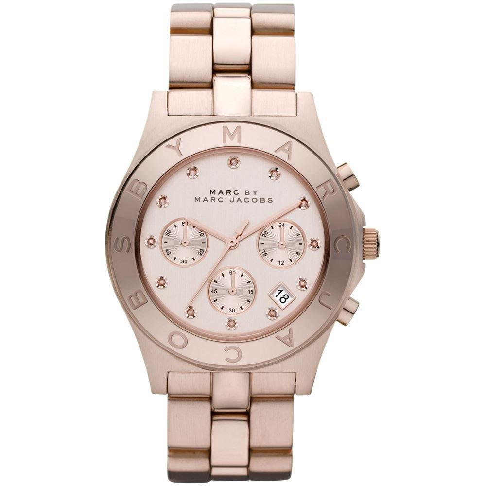 Marc Jacobs MBM3102 Roségoldfarbene Damenuhr