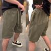 Summer Trendy Cuffed Shorts Couple Style Loose Breathable Sporty Casual Five-Point Pants