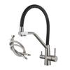 Purification Kitchen Faucet 3-ways Mixer Tap Basin Indoor Outdoor 2 Outlets