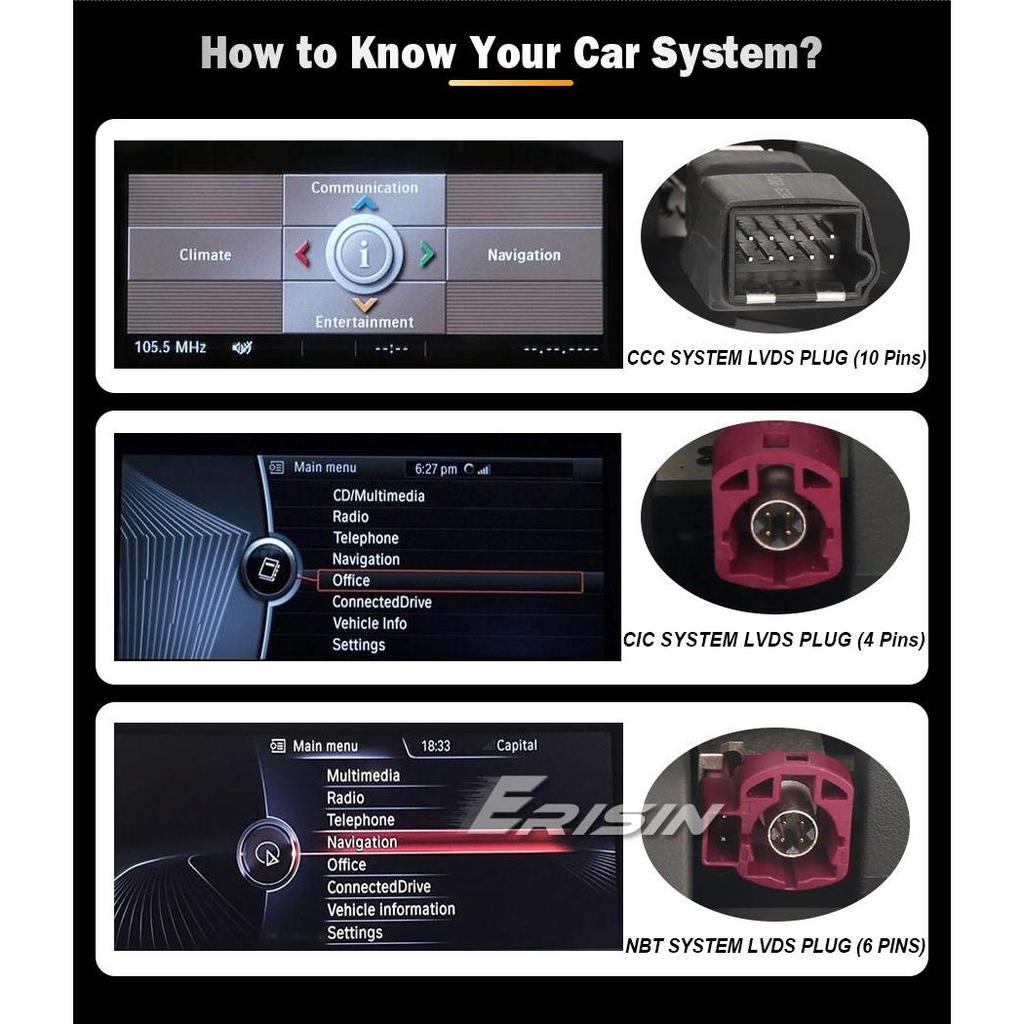 EU Stocks ES3360C Qualcomm Snapdragon Android 14 Car Stereo Dvd Gps for BMW CCC E90 E91 E92 E93 E60 E61 E63 CarPlay Car Radio